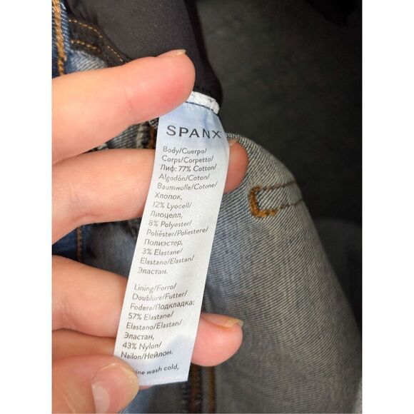 Spanx ankle skinny jeans in light vintage wash size medium - Picture 8 of 9